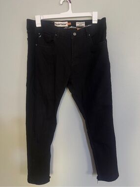 Tailor Vintage Men's Black Skinny Jeans - Classic Five-Pocket